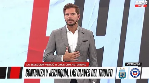 Vignolo y una contundente afirmación sobre un titular de Argentina.