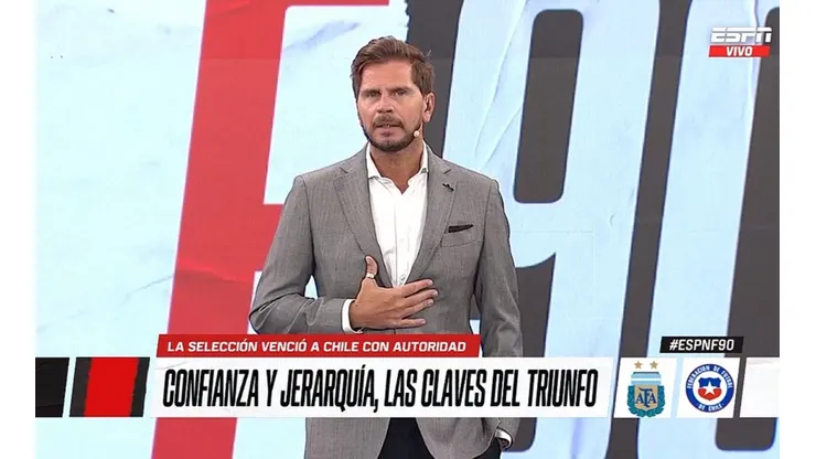 Vignolo y una contundente afirmación sobre un titular de Argentina.