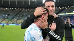 La preocupante frase de Scaloni sobre la charla que tuvo con Messi post covid. (Getty Images)