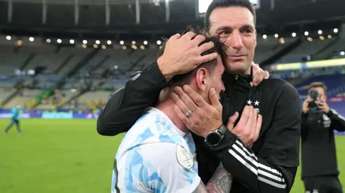 La preocupante frase de Scaloni sobre la charla que tuvo con Messi post covid. (Getty Images)