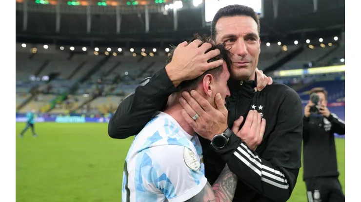 La preocupante frase de Scaloni sobre la charla que tuvo con Messi post covid. (Getty Images)