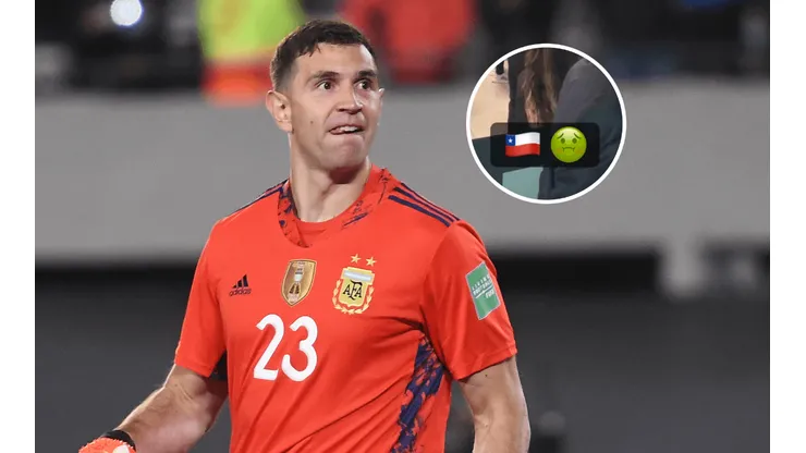 Le puso picante: la polémica storie de Dibu Martínez contra Chile recién llegado a Calama