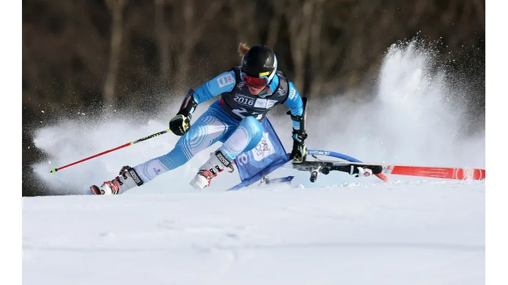 Francesca Baruzzi en acción, en los Juventud de Lillehammer 2016