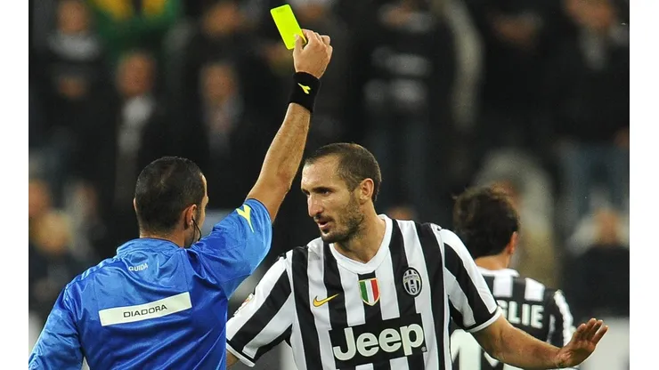 Chiellini recordó su conflicto con un jugador que hoy está en la Liga Profesional: "Me vino a buscar" (Getty Images)