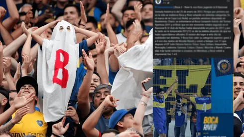 Picante posteo de Boca en Facebook.