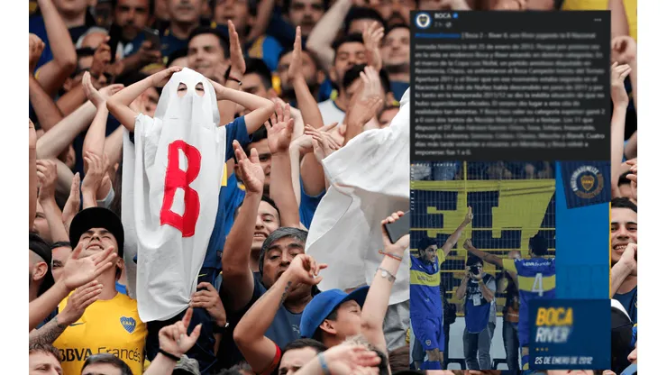 Picante posteo de Boca en Facebook.