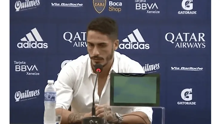Figal fue presentado oficialmente en Boca: "No dudé un segundo en venir"