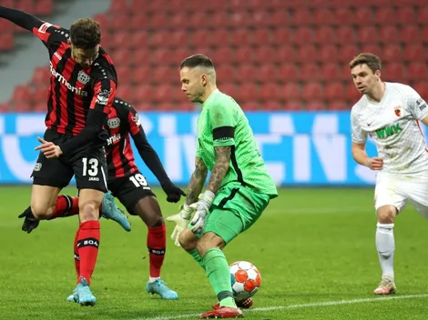 ¿El gol del año? Taco y caño de Lucas Alario en la goleada del Bayer Leverkusen