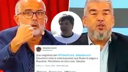 La dura respuesta de Arcucci y el Chavo Fucks a un partidario de Boca: "Hay que ser menos bobo"