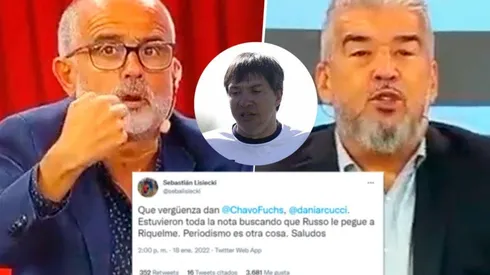 La dura respuesta de Arcucci y el Chavo Fucks a un partidario de Boca: "Hay que ser menos bobo"
