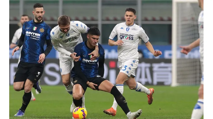 Correa salió por lesión en el duelo del Inter ante Empoli
