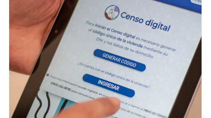 Censo 2022 en Argentina.