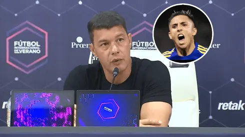 Battaglia habló de Almendra.