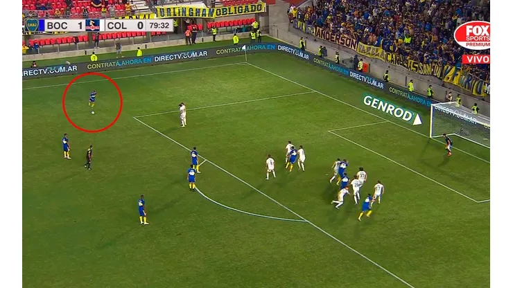 VIDEO | El misil de Zeballos de tiro libre que ilusiona a todo Boca para 2022