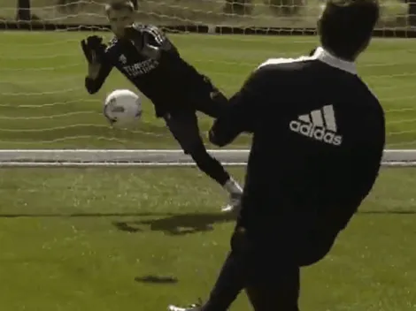 VIDEO | Gallardo puso a prueba a los arqueros seleccionados para el arco de River en este 2022