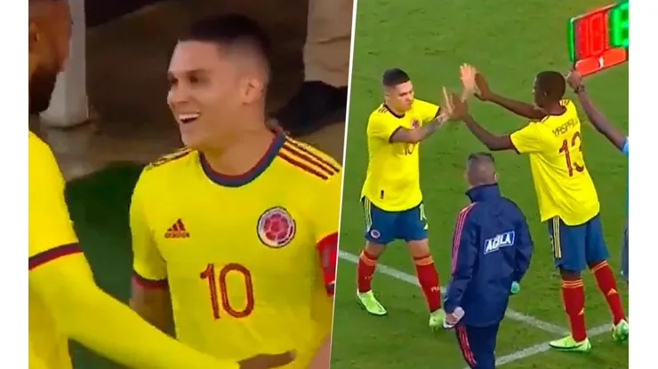 Atento, River: Quintero metió un lindo gol y salió con una molestia en Colombia-Honduras