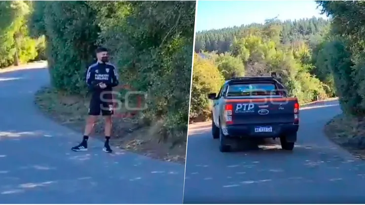 VIDEO | Insólito: el plantel de River se olvidó de Simón en la concentración