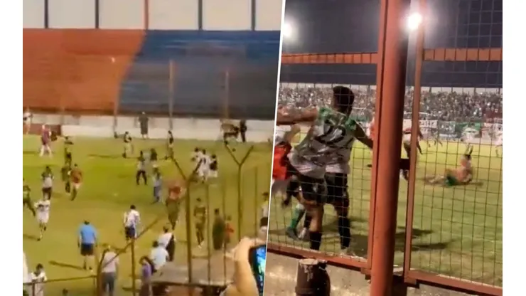VIDEO | Lluvia de trompadas en la final de la Liga Correntina
