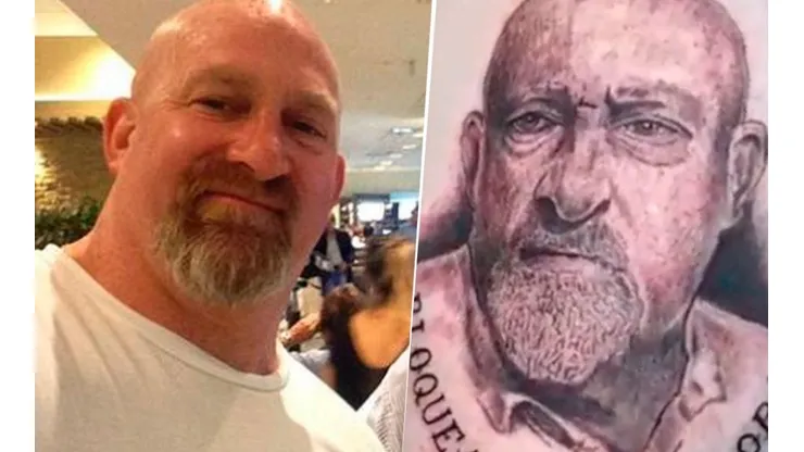 Christian Martin vio un tatuaje de "Bloqueado por bobi" y se volvió loco en Twitter