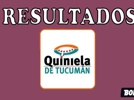 Números ganadores de la Quiniela de Tucumán | Resultados de la Lotería Tucumana