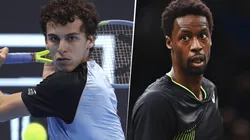 Juan Manuel Cerúndolo vs. Gaël Monfils por el ATP 250 de Adelaida. (Fotos: Getty Images)