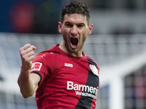 Lo gritó Scaloni: el golazo de Alario en el entrenamiento del Bayer Leverkusen