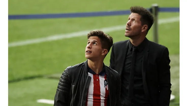 El hijo menor de Simeone podría debutar en el Atlético Madrid tras su abrupta salida de River