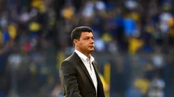 Boca anunció la continuidad de Battaglia como DT. (Getty Images)