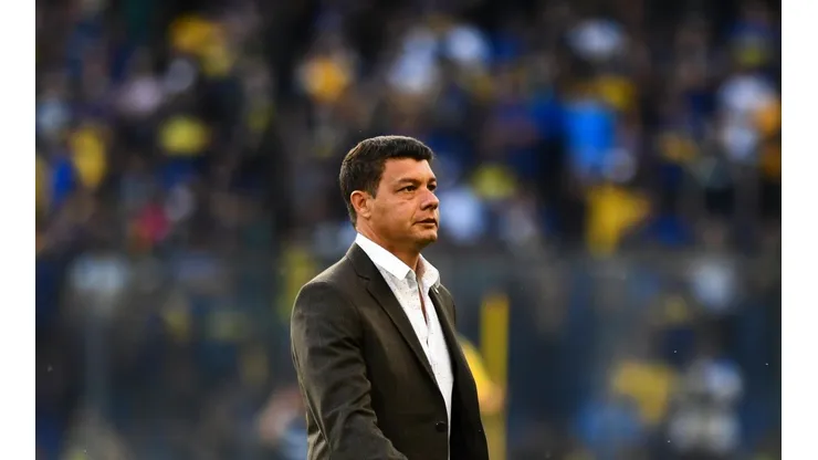Boca anunció la continuidad de Battaglia como DT. (Getty Images)