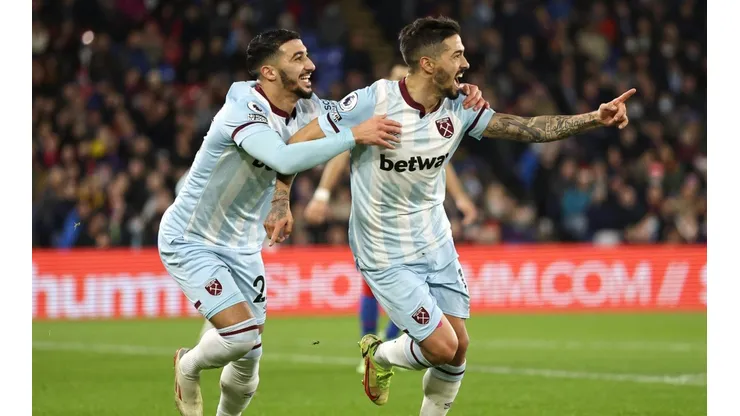 Magia pura: el terrible golazo de Manu Lanzini en el arranque de 2022. (Getty Images)