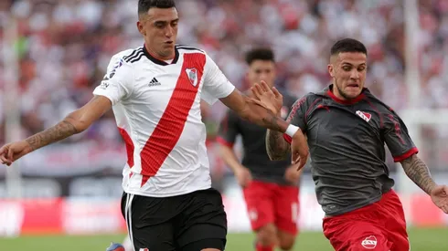 Matías Suárez y Fabricio Bustos, Estadio Monumental