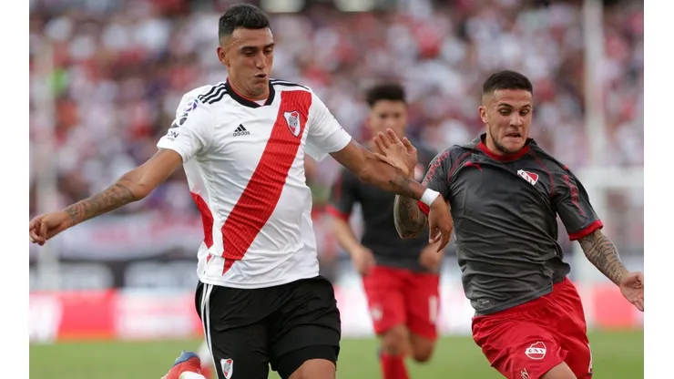 Matías Suárez y Fabricio Bustos, Estadio Monumental