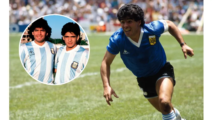 Hugo, importante en el gol de Diego a los ingleses.