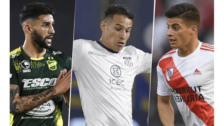 Los futbolistas que regresan a River de los préstamos. (Fotos: Getty Images)