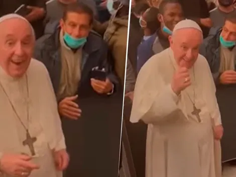 Al Papa Francisco le contaron que ascendió Barracas y así reaccionó