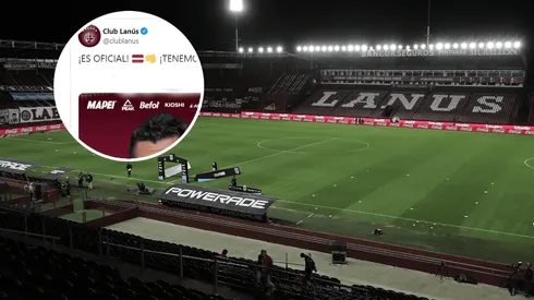 Lanús y un anuncio en plena Navidad.