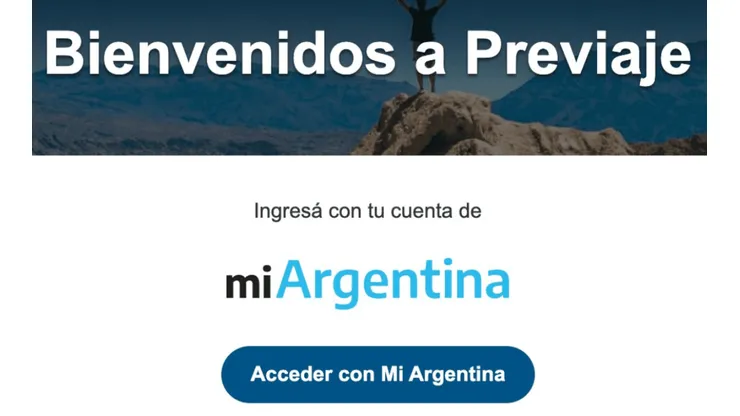 Aún se puede acceder al Previaje.