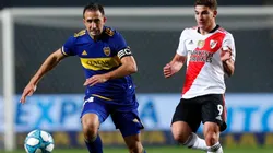 Carlos Izquierdoz (Boca) y Julián Álvarez (River), Copa Argentina
