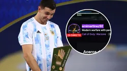 Como el Kun: Dibu Martínez se lanzó a stremear en Twitch