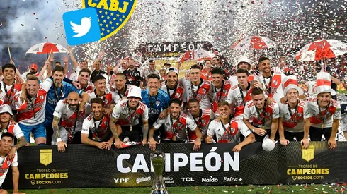 Boca no felicitó a River por el Trofeo de Campeones.