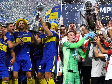 ¿Cómo quedaron Boca y River en la tabla histórica de títulos oficiales?
