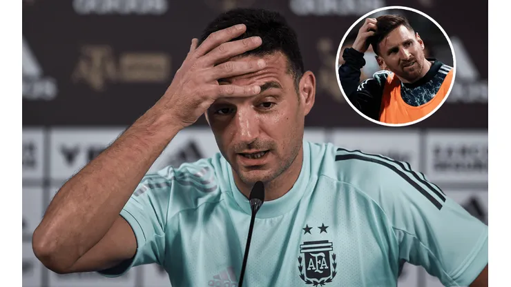 Malas noticias para Scaloni y compañía.
