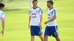 Llegó la respuesta del Kun Agüero al posteo de Messi. (Getty Images)