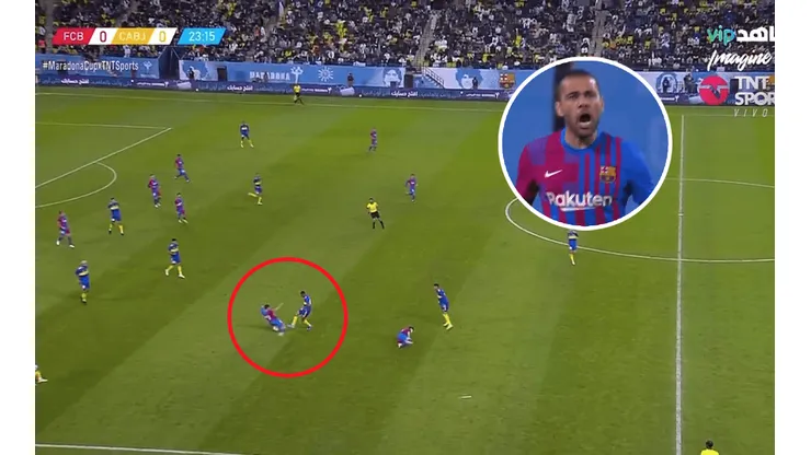 El caño de Almendra a Dani Alves.