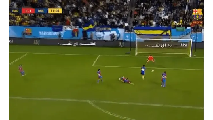 Gol de Zeballos.