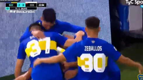 Golazo de Eduardo Salvio para que Boca le gane a Central Córdoba.