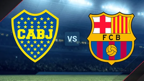 Boca vs. Barcelona por la Maradona Cup.