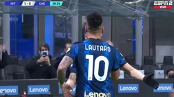 Lautaro Martínez puso el 1-0 en San Siro, para que Inter le gane a Cagliari.