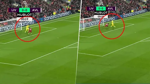 Dibu dejó en ridículo a Mané.