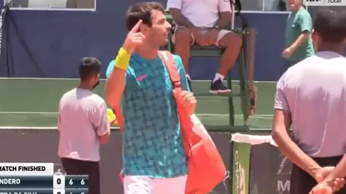 El argentino Londero ganó y explotó contra los hinchas brasileños.